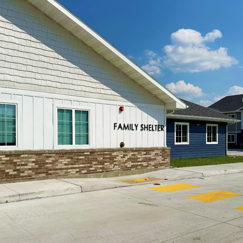 Family Shelter building