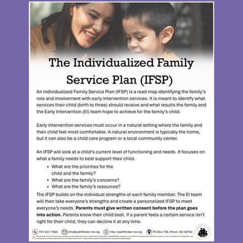 The Individualized Family Service Plan (IFSP)