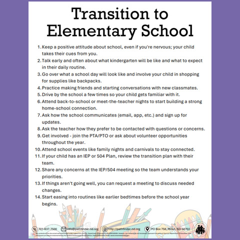 Transition to Elementary School